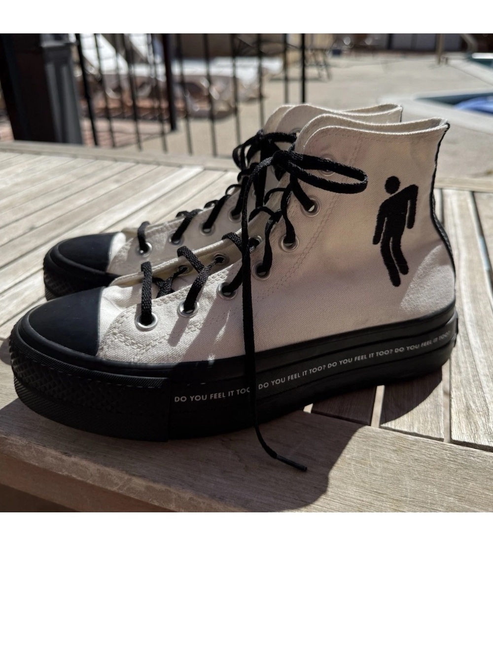 Converse ~ Billy Eilish~ Colab! Size 7.5